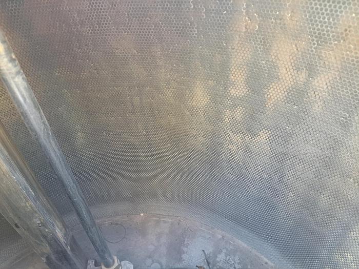 Used Centrifuge, Basket, Perforate, 48" x 30", S/st, Western States #S735384