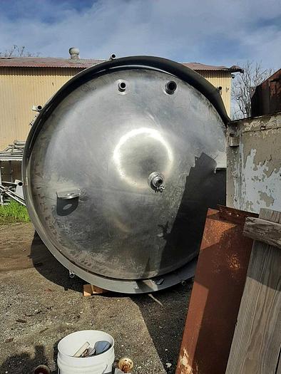 Used Tank, 3,000 Gallon, 304 S/St, Jkt, Full Vacuum, 60 PSI #S744962