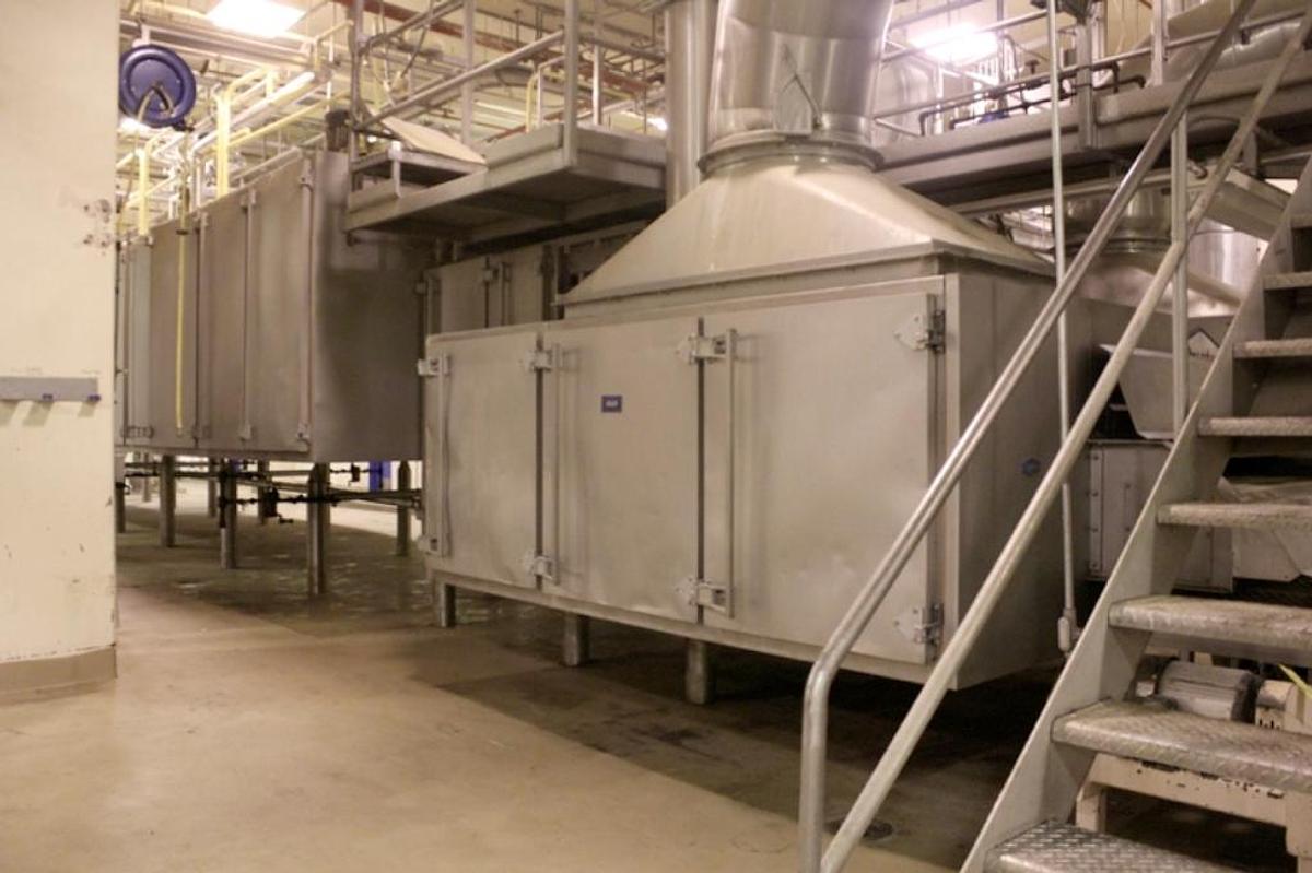 Used Dryer, Apron, 80" x 54', S/st, Proctor & Schwartz, Dbl Pass #5991902