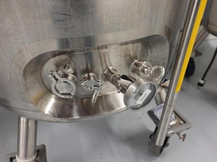 Used Reactor, 50 Gallon (200 Liters), 316L S/St, Jacketed, 45 PSI Internal, Agitated #S745437