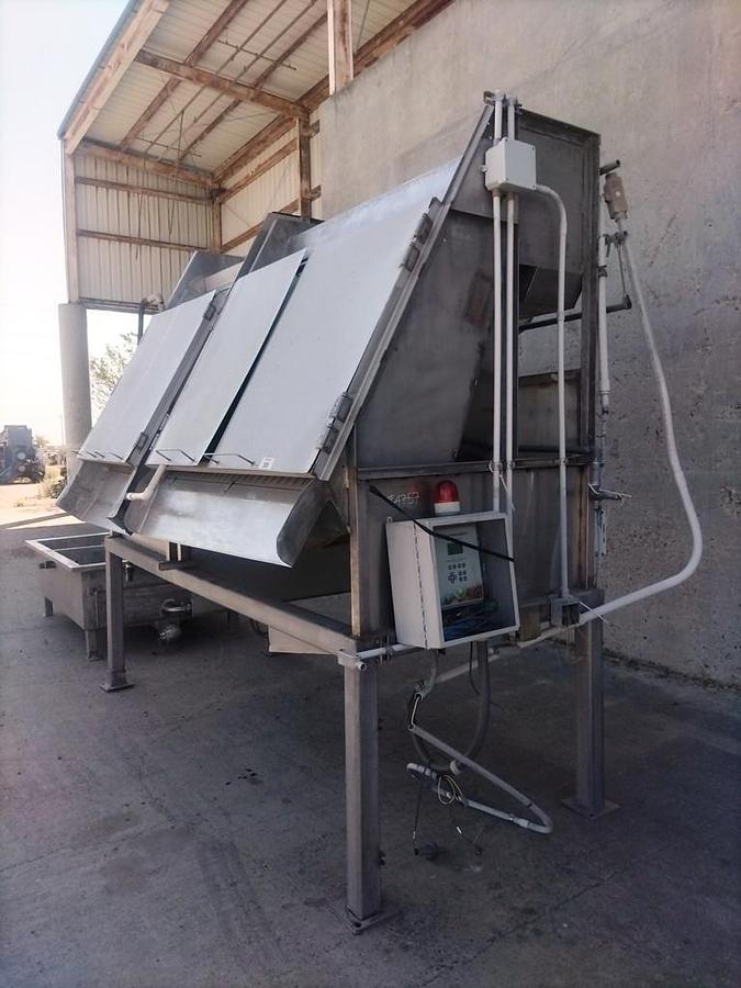 Used Screen, Parabolic, 72" & 48", Dual Hydro-Sieve, Stainless Steel, Conveyor, #5991707