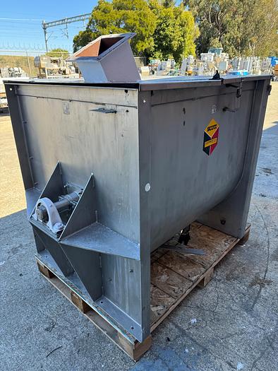 Used Mixer, Ribbon, 35 Cubic Feet, Stainless Steel, Scott Equipment #5861443