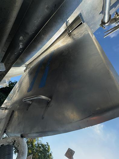 Used Tank, 6,000 Gallon, 316 Stainless, Jacket, Dbl Agitation, #5991013