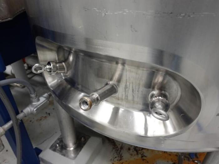 Used Reactor, 265 Gallon (1000 Liters), 316L S/St, Jkt, Agitated #S745446