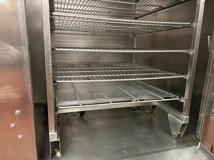 Used Koch Single Truck Smokehouse, Stainless Steel, With Cart - #4675474