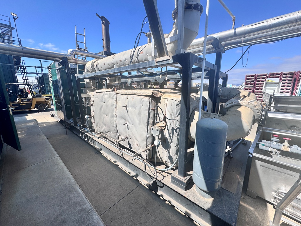 Used Cogeneration System, Natural Gas, 675 kW, GE Jenbacher JMC 312, Cooling & Heat Recovery System, Spare Engine, #