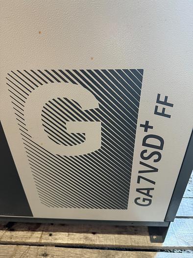 Used Compressor, 10 HP, Atlas Copco, Type GA7VSF+ FF, 46 CFM #S745372