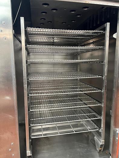 Used Koch Single Truck Smokehouse, Stainless Steel, With Cart - #4675474