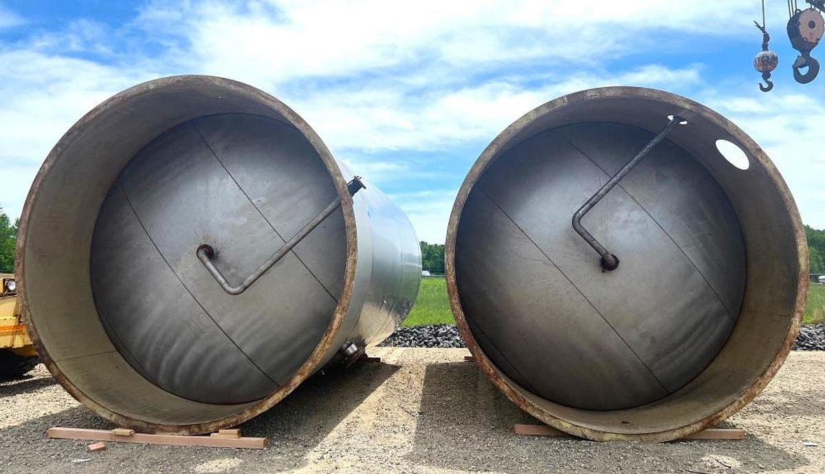 Used Tank, 15,000 Gallon, Vertical, 304L Stainless Steel, ASME, Unused, #5991729