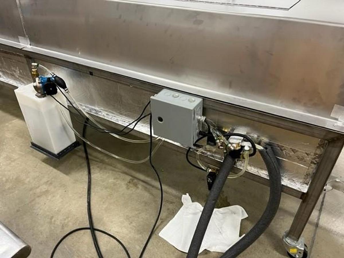 Used Cooling Tunnel, 12', Stainless Steel, Conveyorized, Monark Equipment, #5991763