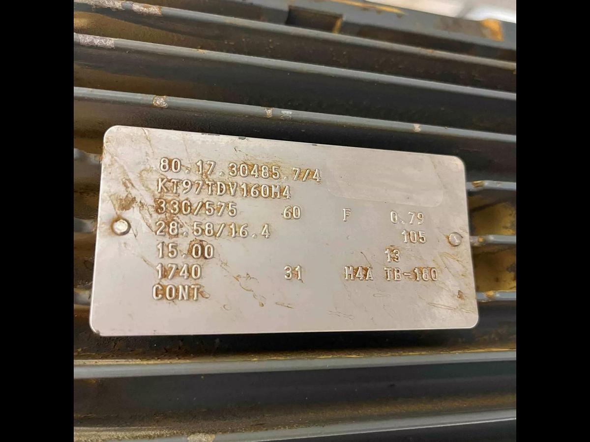 Used Mixer, Ribbon, 1100 Gallon, Dual Shaft, Stainless Steel, Jacketed, Food Mixer, 15 HP, 7500 lb, K6378, #5991750