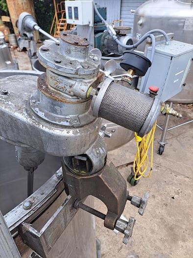 Used Tank, 800-Gallon, Stainless Steel, Agitated, MIX-MOR Mixer #5991290