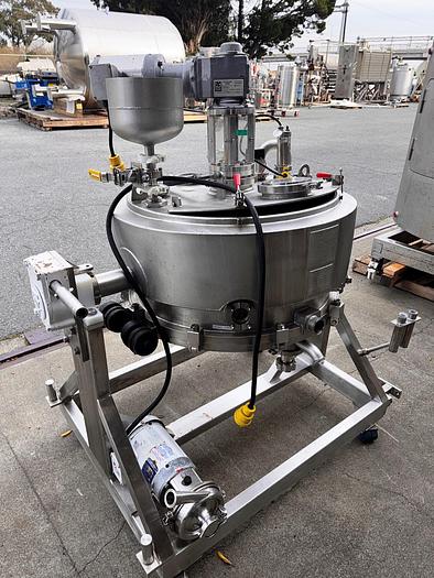Used Filter, Vacuum Bed, 30" x 15", Stainless Steel, Jacketed, Agitated, Allegheny Bradford, #5991263
