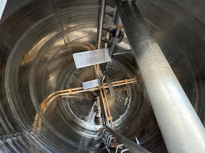 Used Tank, 6,000 Gallon, 316 Stainless, Jacket, Dbl Agitation, #5991018