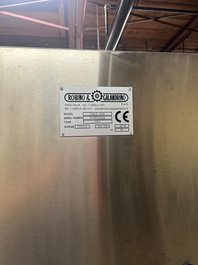 Used Capper, Automatic Bottle Capsuling Machine, Robino & Galandrino Fenix 4500, #