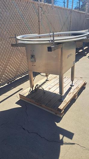 Used Labeler, Pressure Sensitive, Accutek 24 APS 106,  Includes Turntables #S745248