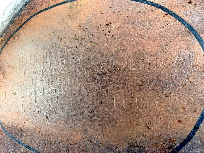 Used Dryer, Drum, Double, 42" x 120", Chrome, Blaw Knox, 160 PSI #D745512