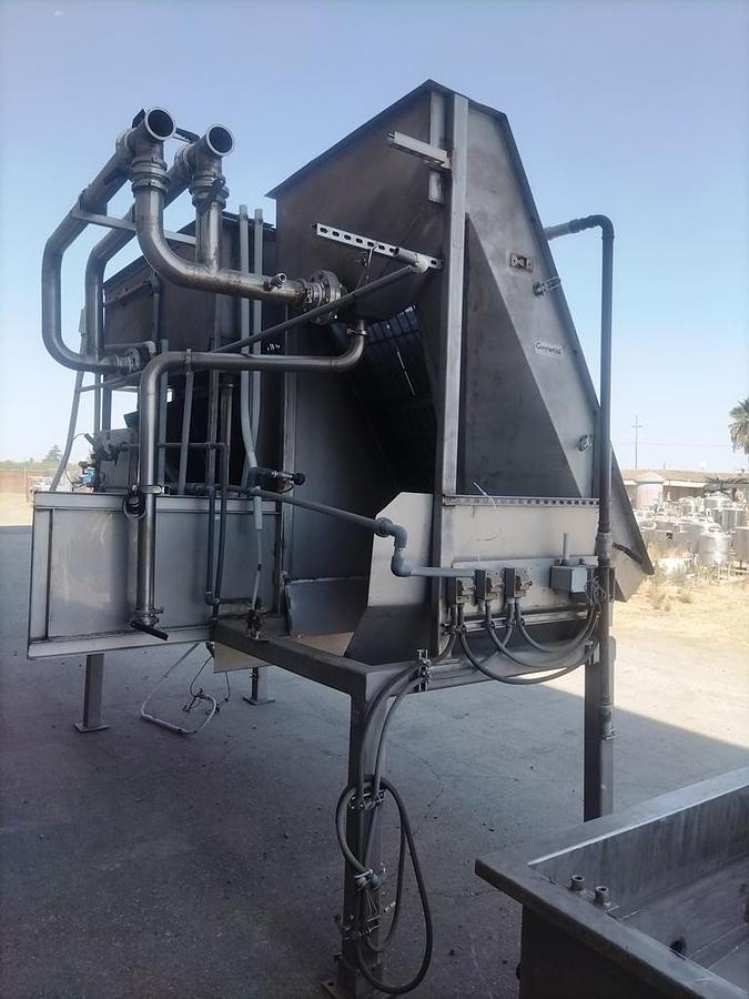 Used Screen, Parabolic, 72" & 48", Dual Hydro-Sieve, Stainless Steel, Conveyor, #5991707