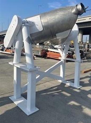 Used Mixer, V-Type, 20 CF, S/st, PK, 70 Lbs/CF #S744184