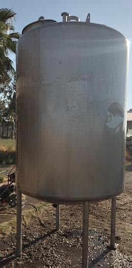 Used Tank, 850 Gallon, Stainless Steel, Jacketed, Agitated, CE Howard - #S745267