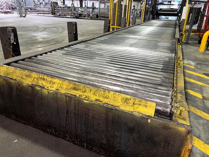 Used Palletizer, A-B-C, Model NODE 7, Automatic, Wulftec Stretch Wrapper, #