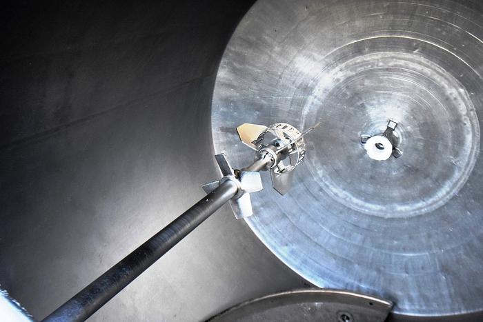 Used Tank, 750 Gallon, 316 Stainless Steel, Jacketed, Agitated, #5991050