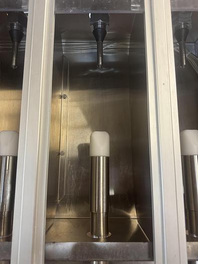 Used Filler, Bottle, Inline, 4-Head, Stainless Steel, Isobarometric Filling, #5991183