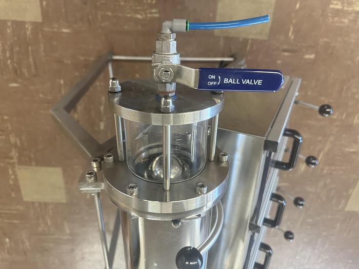 Used Filler, Bottle, Inline, 4-Head, Stainless Steel, Isobarometric Filling, #5991183