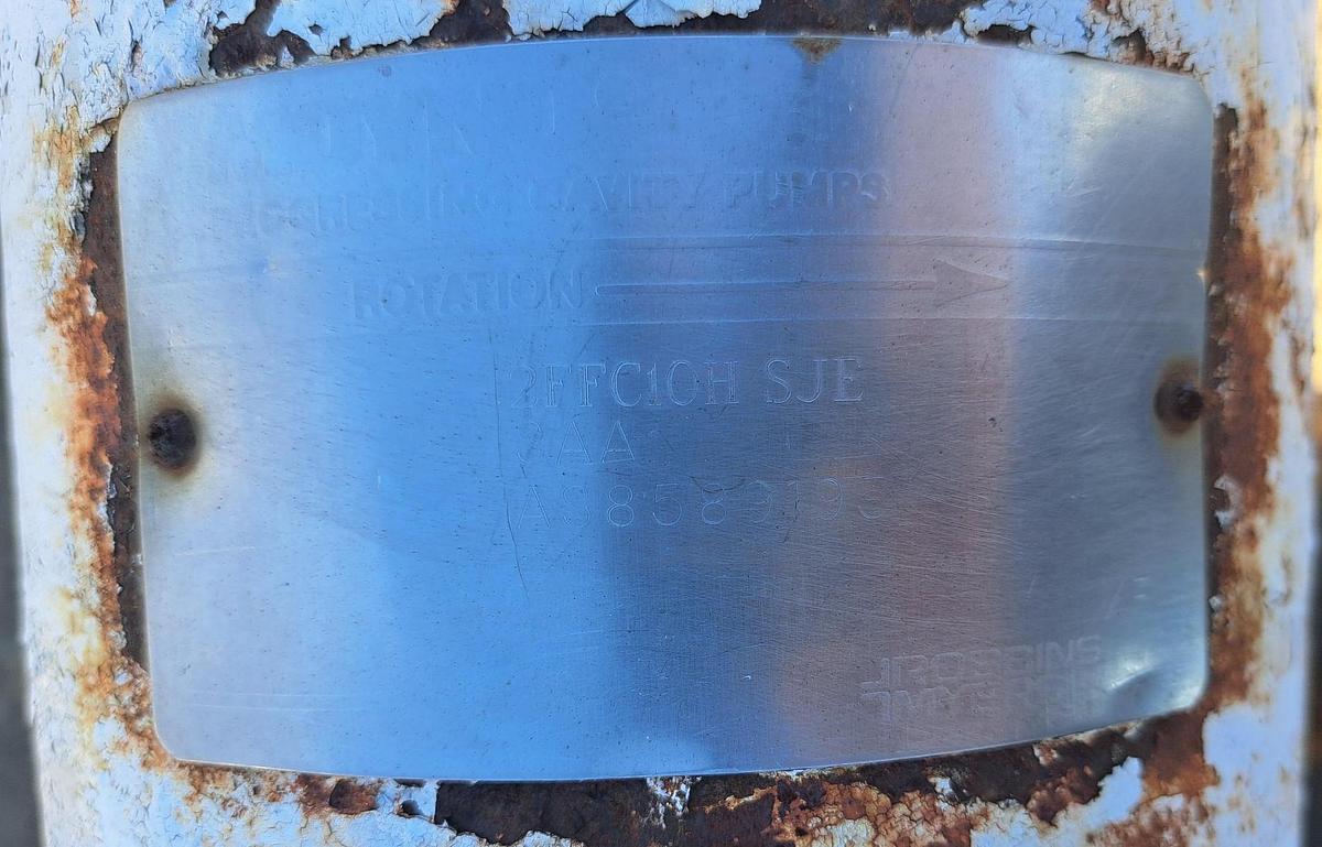 Used Pump, Moyno, 25 HP, 4", S/st, Robbin, Mdl 2FFC10HSJE #S740722