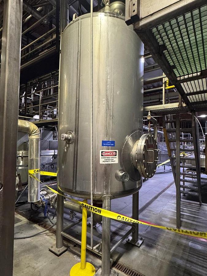 Used Bottling Line, 600–800 BPM, PET, US Bottlers Filler, Sidel Labeler, Kisters Shrink Wrapper, #5991608