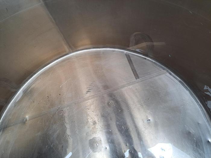 Used Tank, 1,024 Gallon, 316 Stainless Steel, Chem Tek, 6' x 6', OT/FB #S737705