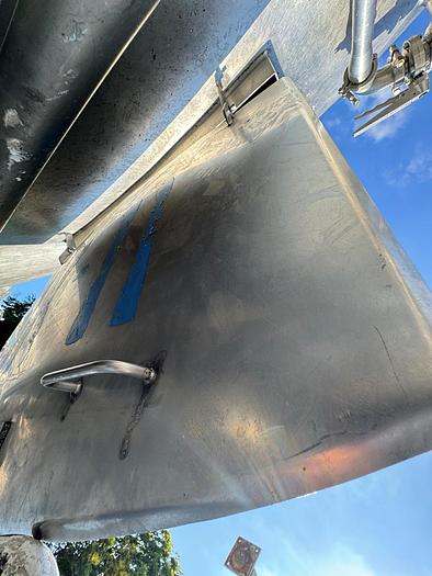 Used Tank, 6,000 Gallon, 316 Stainless, Jacket, Dbl Agitation, #5991013