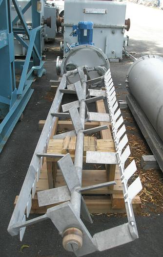 Used Tank, 350 Gallon, Stainless Steel, 2'6" X 10', Double Agitation, #C693490