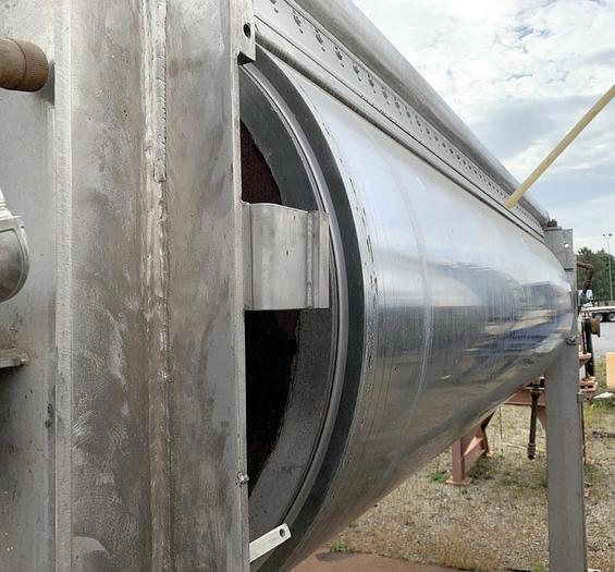 Used Dryer, Drum, Double, 42" x 120", Chrome, Blaw Knox, 160 PSI #D745512