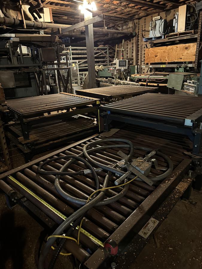 Used Wrapper, Pallet, Wulftec, WCA-SMART, Powered Roller Conveyor, #5991045