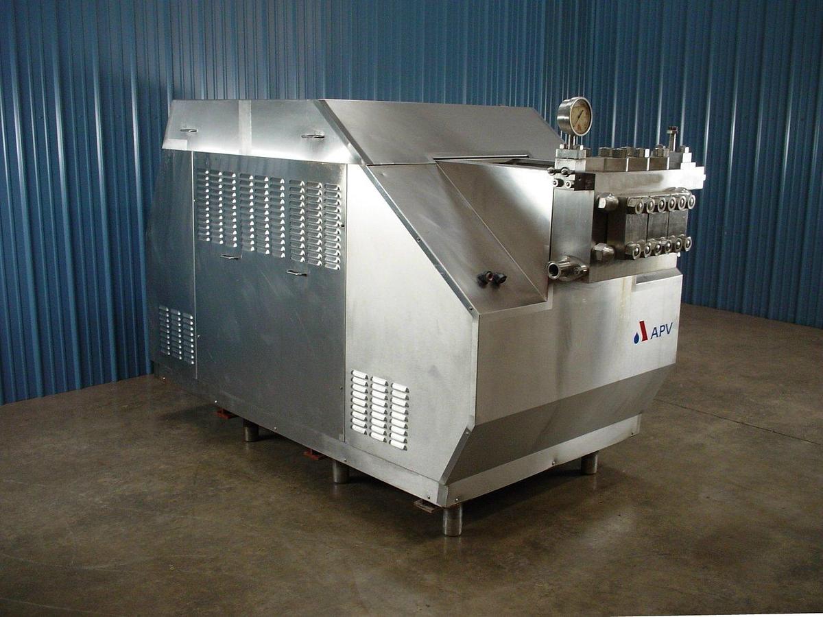 Used Homogenizer, High Pressure, APV Gaulin MS45, 5TBS, Two Stage, 5,000 PSI, #5991689