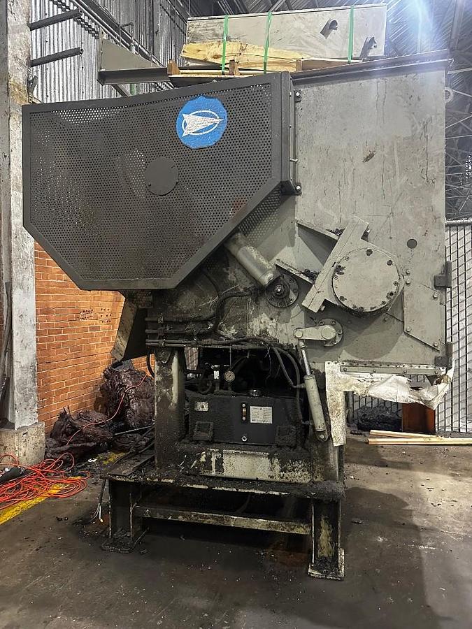 Used Shredder, Industrial, AEC AMS 1500, Plastic, Hydraulic, #5991693