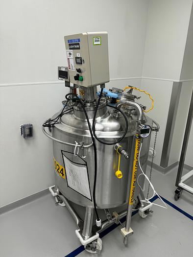 Used Reactor, 80 Gallon (300 Liters), 316L S/St, Jacketed, 45 PSI Internal, Agitated #S745739