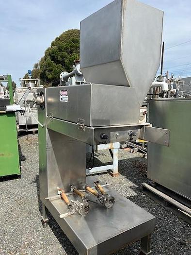 Used Filler, Piston, 6-Head, Depositor, Stainless Steel, #S739761