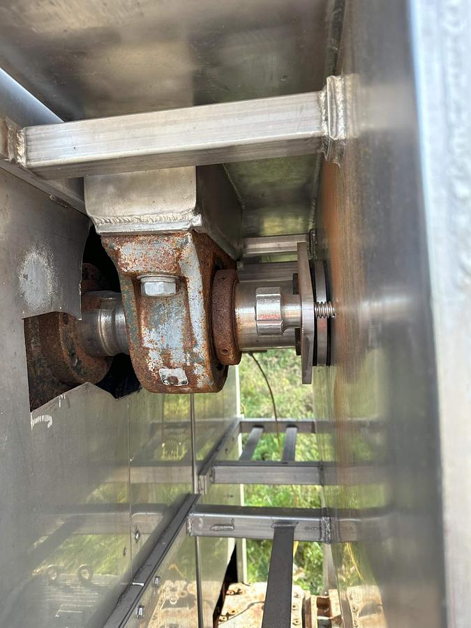 Used Ribbon Blender, 10,000 lb, Rietz RS-33-K5412, Stainless Steel, Dual Discharge, 50 HP, #5991551