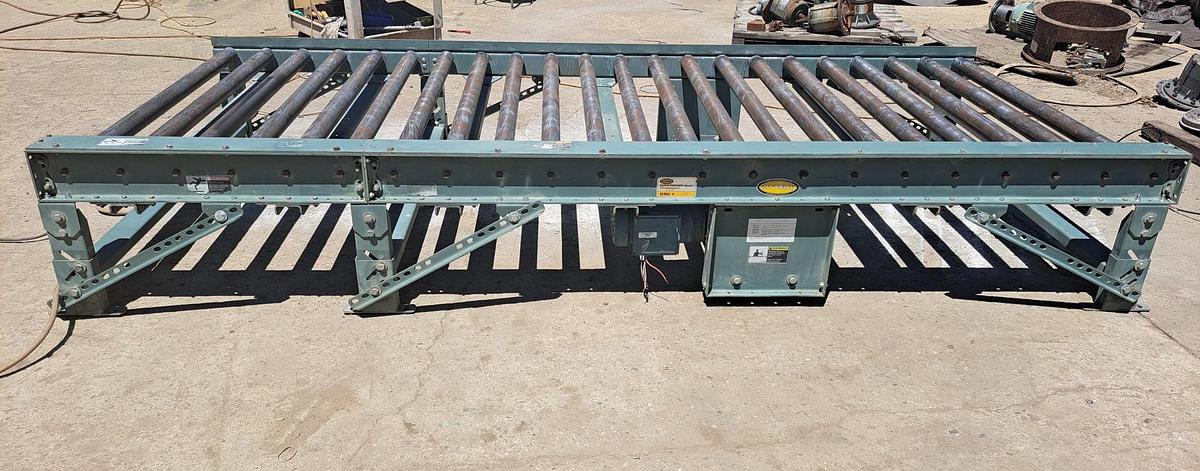 Used Conveyor, Roller, Powered Roller, 11 Ft, Hytrol, Pallet Handling, #5991540