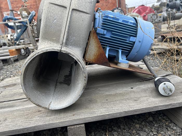 Used Blower, 3 HP, Centrifugal, Siemens, S/st #C742099