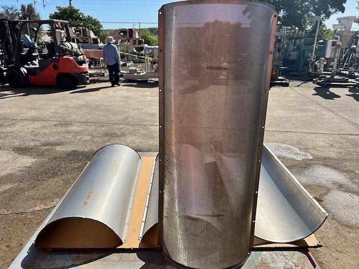 Pulper, Finisher, Brown, 202, Screens, Various Sizes (48) #S743113