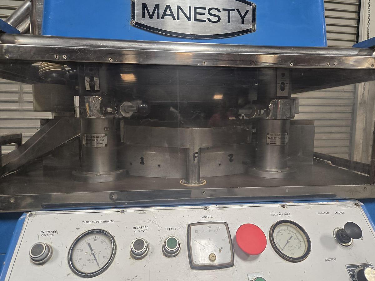 Used Tablet Press, Natoli Manesty Betapress, Multi Station, Rotary, 2007, #5991458