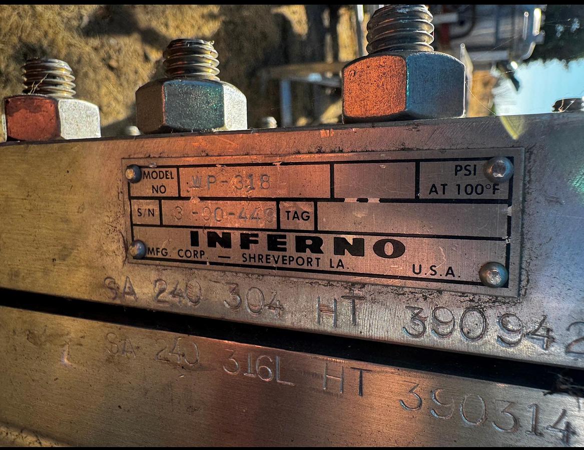 Used Tank, 106 Gallon (400 Liter), Precision Stainless, Agitated, 316L Stainless, 30 PSI, FV, #5991466