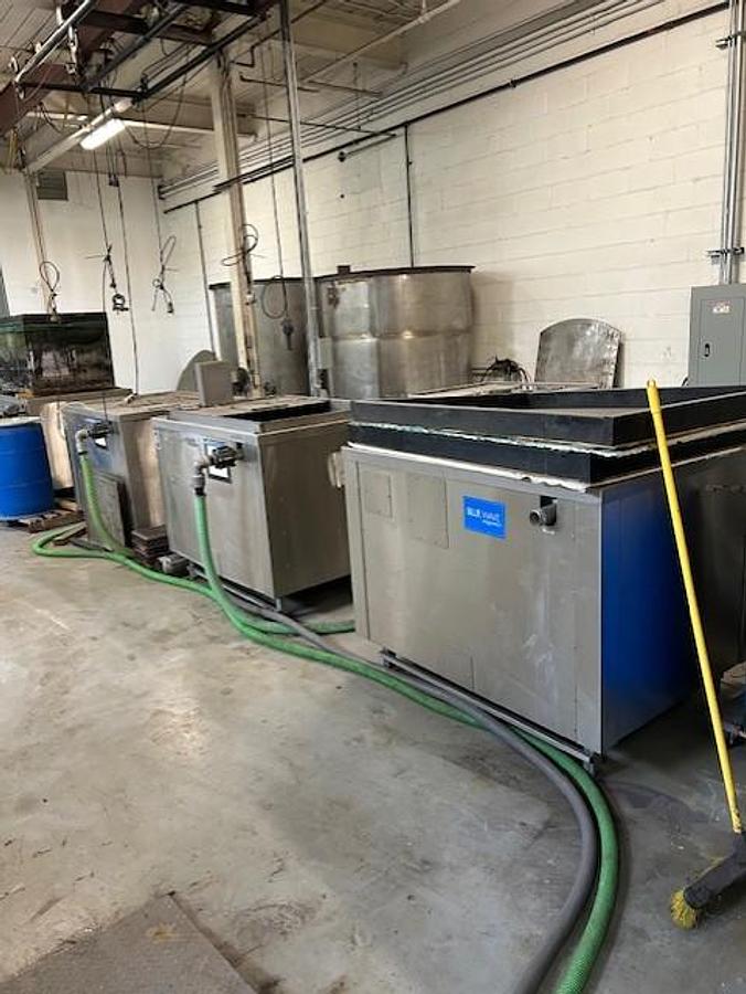 Used Cleaning Tank, Ultrasonic, 234 Gallon, Blue Wave UC-3650, 480V, Stainless Steel, #5991543