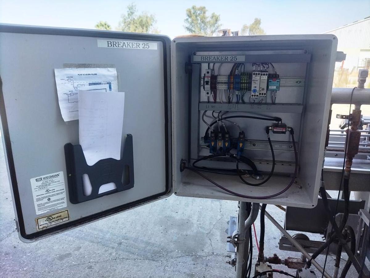 Used Filler, Can, Open Style, Solbern, Model 301, Stainless Steel, #5991928