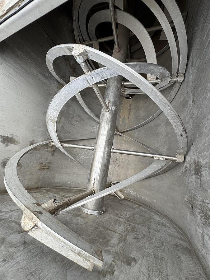 Used Mixer, Ribbon, 65 CF, Stainless Steel, Hayes & Stolz, Double Ribbon, #5991512