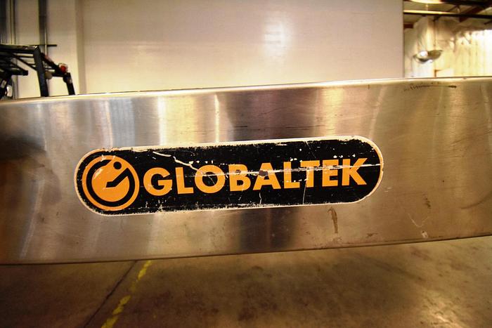 Used Conveyor, Belt, 7.5" Wide X 10' Long, Stainless Steel, Variable Speed, Globaltek #5991098