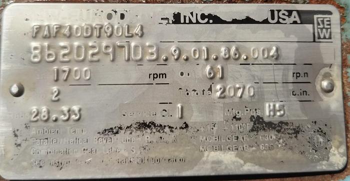 Used Tank, 850 Gallon, Stainless Steel, Jacketed, Agitated, CE Howard - #S745268